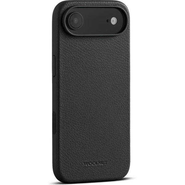 Woolnut MagSafe kožený kryt iPhone Air čierny - Puzdra - Hlavný obrázok