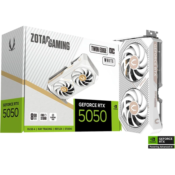 ZOTAC NVIDIA GeForce RTX 5050 Twin Edge OC White - Grafické karty - Obrázok BSLI000K01