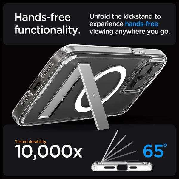 Spigen Ultra Hybrid S MagFit kryt iPhone 15 Pro číry - Puzdra - Obrázok BSW8000601