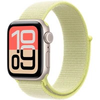 Apple Watch 41/40/38mm neónovo žltý prevliekací športový remienok - Remienky