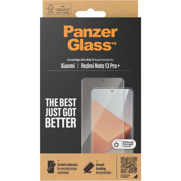 PanzerGlass Ultra-Wide Fit ochranné sklo Xiaomi Redmi Note 14 Pro/14 Pro+/13 Pro+ 5G - Ochranné fólie a sklo - Obrázok BT51000P01