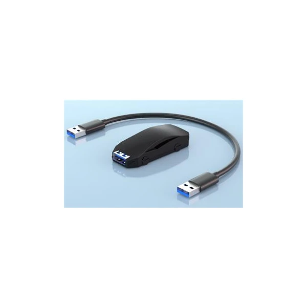 PremiumCord USB-A/HDMI redukcia čierna - Káble a redukcie - Hlavný obrázok