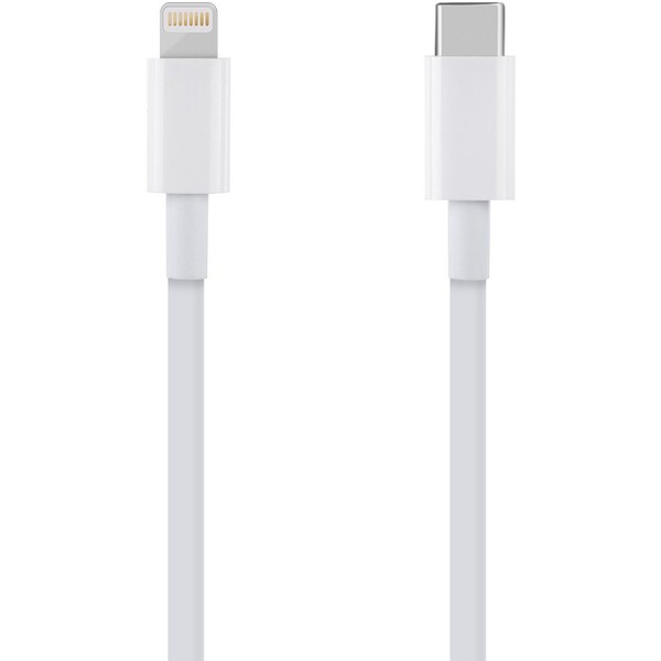 E-shop Obal:Me Rýchly nabíjací USB-C/Lightning kábel 1m biely