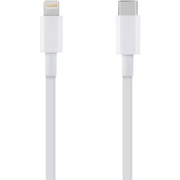 Obal:Me Rýchly nabíjací USB-C/Lightning kábel 1m biely - Káble a redukcie - Hlavný obrázok