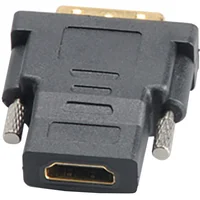 Akasa DVI-D/HDMI redukcia čierna - Káble a redukcie