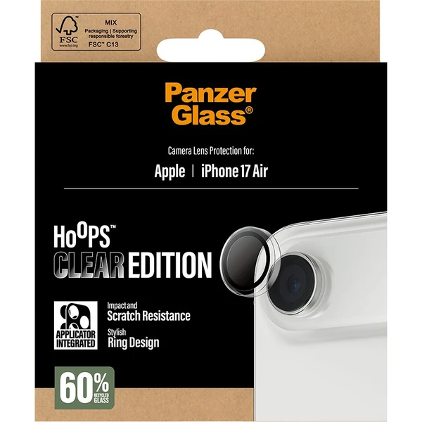 PanzerGlass® Hoops skla Apple iPhone Air číre - Ochranné fólie a sklo - Obrázok BVEH000K01