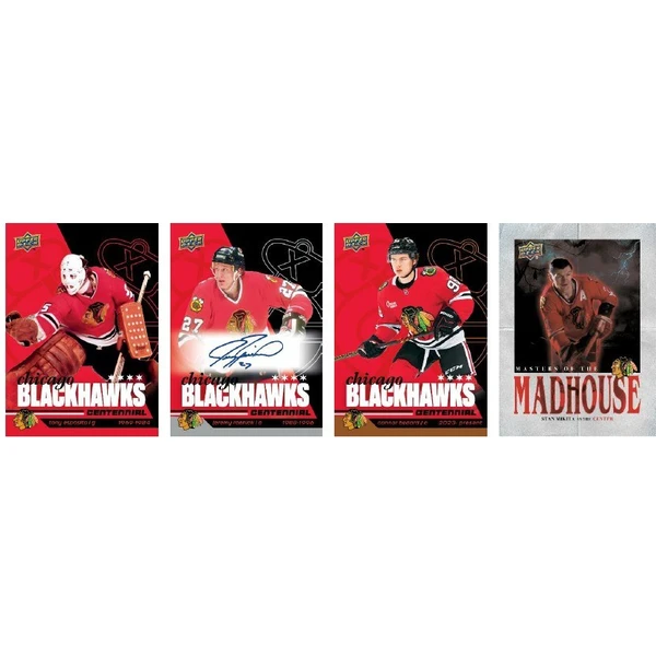 2025-26 Upper Deck Chicago Blackhawks Centennial Box Set - Hokejové karty - Obrázok BW7H000K01