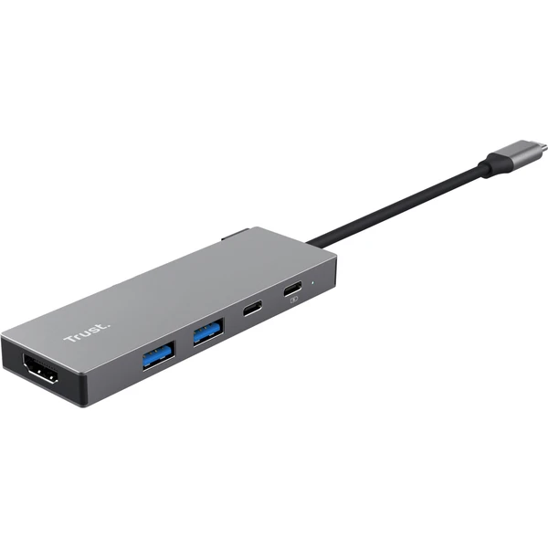 Trust DALYX USB-C Hub 5v1 antracitový - USB huby - Obrázok BWGK000K01