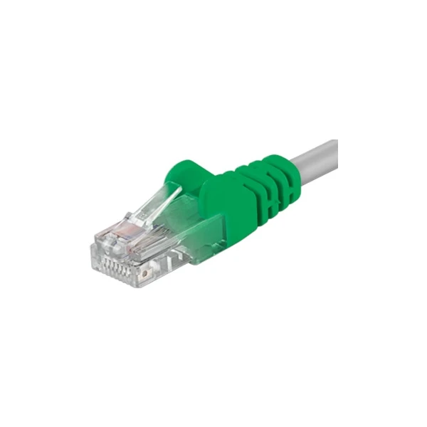 PremiumCord RJ45/RJ45 Cat5e UTP patch kábel 10m zelený - Káble a redukcie - Hlavný obrázok