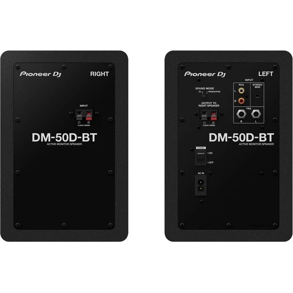 Pioneer DJ | AlphaTheta DM-50D-BT bezdrôtové reproduktory čierne - Reproduktory - Obrázok BXPI000K01