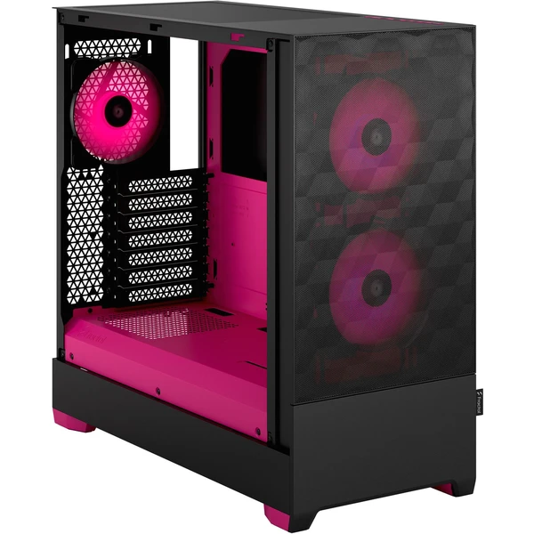 Fractal Design Pop Air RGB Magenta Core TG Clear Tint - Počítačové skrine - Obrázok BY6A000601