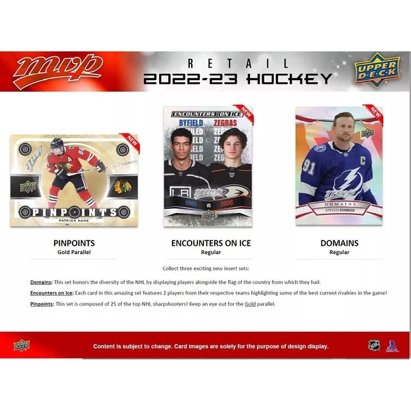 Hokejové karty Upper Deck - 22-23 MVP Retail Balíček - Hokejové karty - Obrázok BYF3G00101