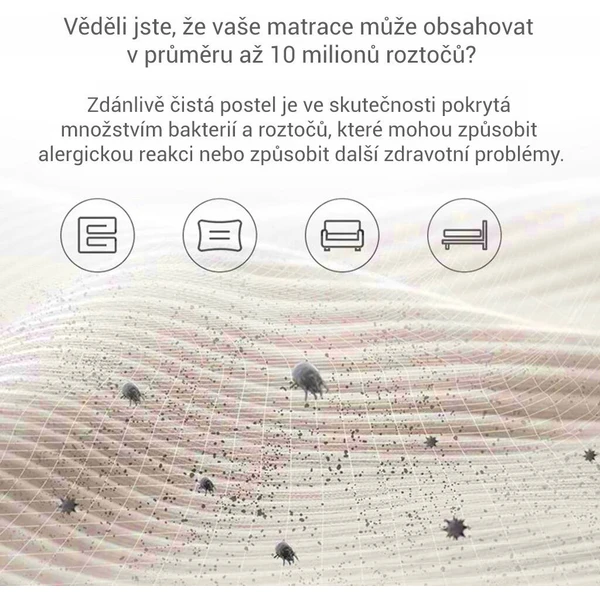 TESLA LifeStar UV550 ručný antibakteriálny vysávač s UV-C lampou biely - Tyčové vysavače - Obrázok BZ0E000K01