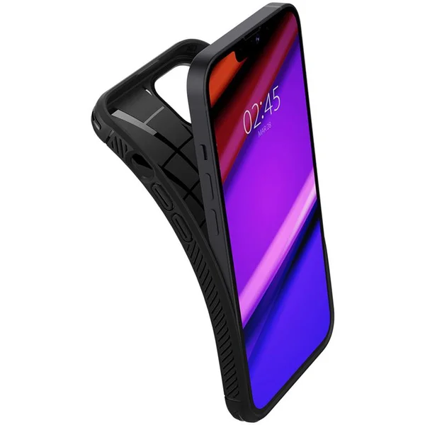 Spigen Rugged Armor kryt iPhone 13 čierny - Puzdra - Obrázok BZ4Z000501