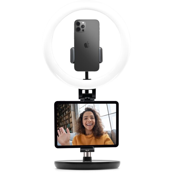 E-shop FIXED LEDRing statív s kruhovým LED svietidlom a 1/4" skrutkou čierny