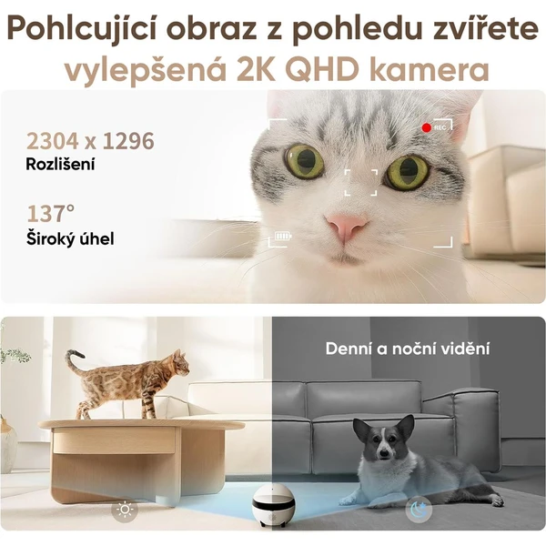 Enabot ROLA Mini biela - IP kamery - Obrázok BZ8L000K01