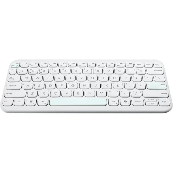 ASUS Marshmallow Keyboard KW100 bezdrôtová klávesnica (CZ/SK) biela - Klávesnice - Obrázok BZDI000K01