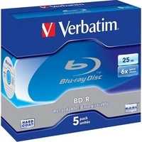 VERBATIM BD-R SL Datalife (5 ks) Blu-Ray/Spindle/6x/25GB - Optické disky