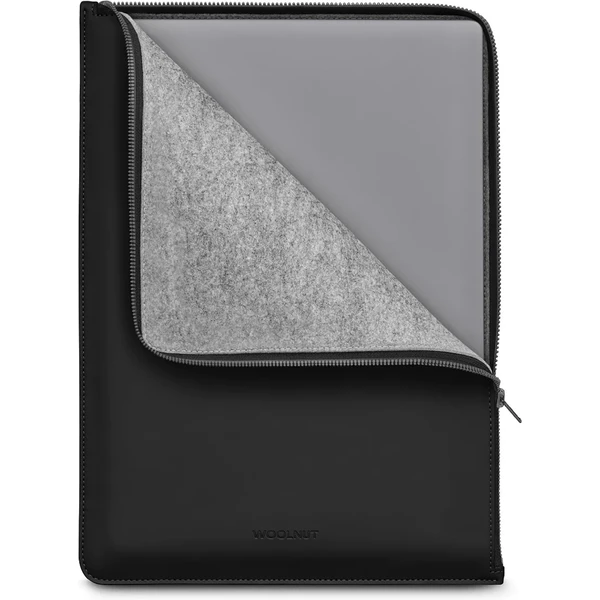 Woolnut Matte PU Folio puzdro MacBook Pro 16" čierne - Puzdra - Hlavný obrázok
