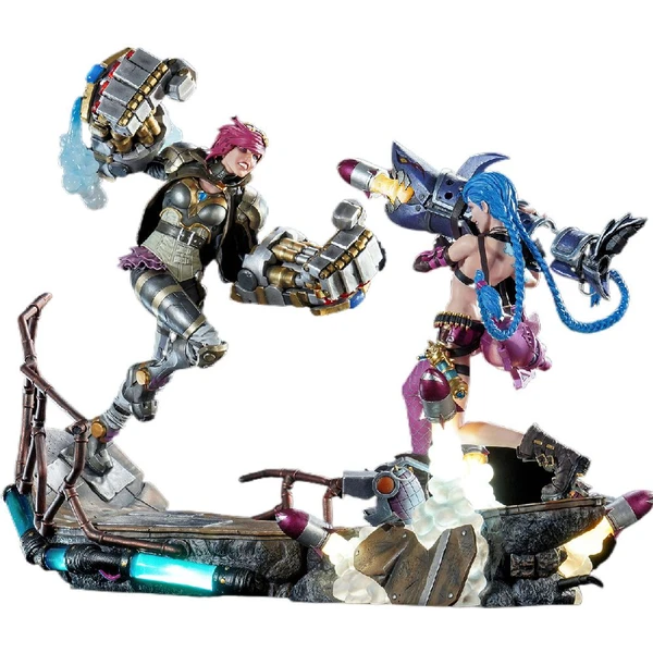 Soška PureArts League of Legends - Jinx & Vi 1/6 Scale Statue Bundle - Sochy a sošky - Obrázok C0Q7000J01