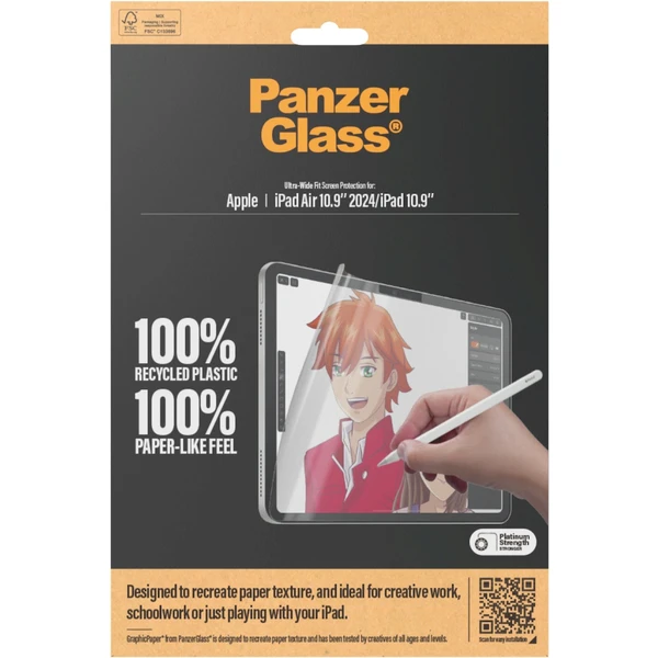 PanzerGlass GraphicPaper fólia na písanie a kreslenie iPad Air 11" (24/25)/iPad 10.9"/iPad 11" (2025 - Ochranné fólie a sklo - Obrázok C0R4000J01
