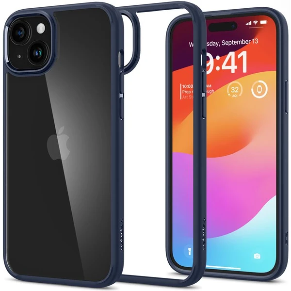 Spigen Ultra Hybrid kryt iPhone 15 modrý - Puzdra - Hlavný obrázok