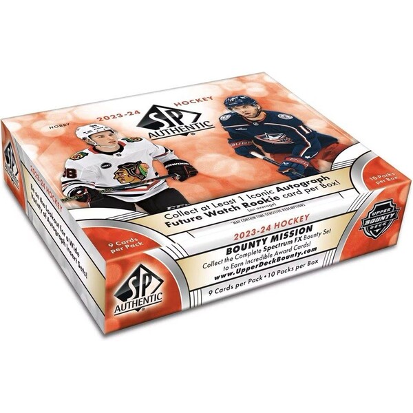 Hokejové karty 2023-24 Upper Deck SP Authentic Hockey Hobby Box