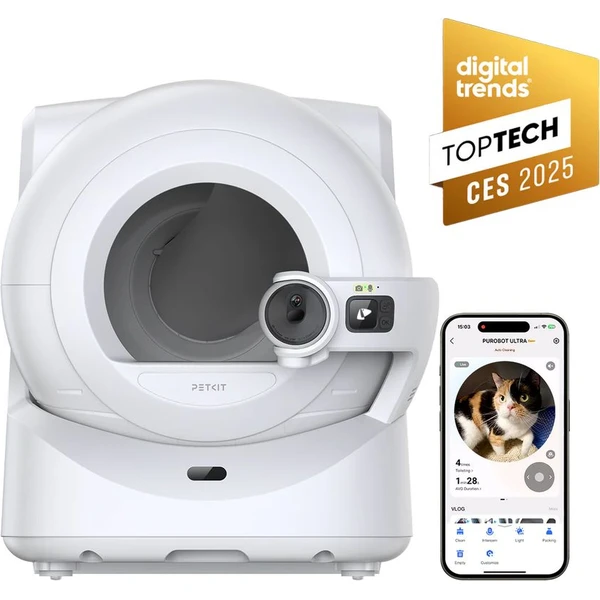 E-shop PetKit Purobot ULTRA inteligentný samočistiaci box pre mačky s AI biely