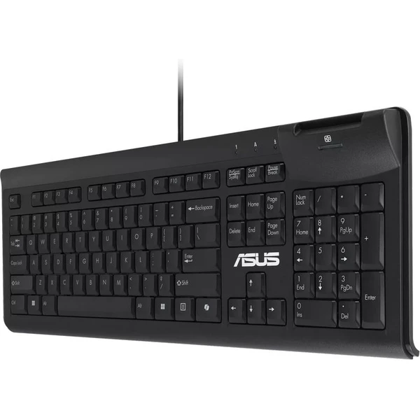 ASUS SmartCard Keyboard KU100 herná klávesnica (CZ/SK) čierna - Klávesnice - Obrázok C1NI000K01