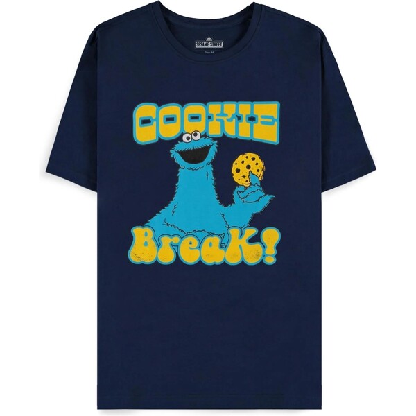 Pánske tričko s krátkym rukávom Difuzed Sesame Street Cookie Monster - L