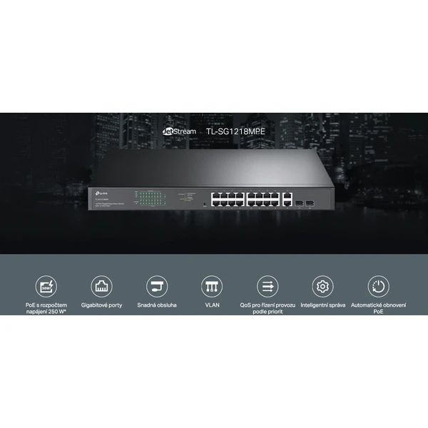 TP-LINK TL-SG1218MPE PoE switch - Switche - Obrázok C231000601