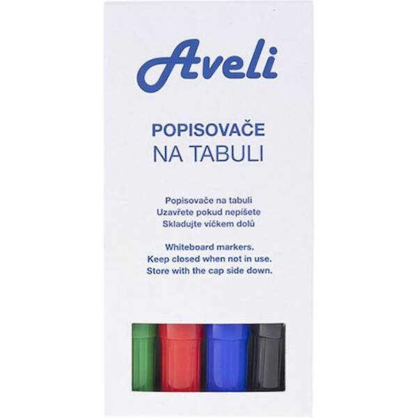 Aveli sada farebných popisovačov 4ks