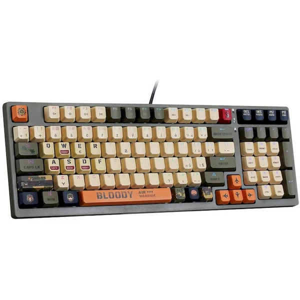 A4tech Bloody S98 Aviator RGB herná mechanická klávesnica (CZ/SK) kamufláž - Klávesnice - Obrázok C2C9000K01