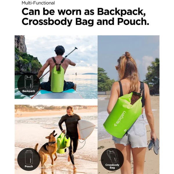 Spigen Aqua Shield WaterProof Dry Bag 20L + 2L A630 zelený - Puzdra - Obrázok C2N5000701