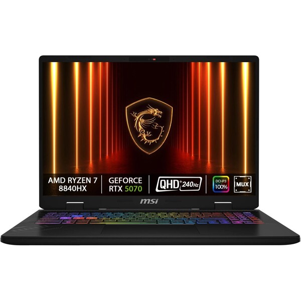E-shop MSI Crosshair A16 HX (D8WGKG-021CZ) RTX 5070 sivý