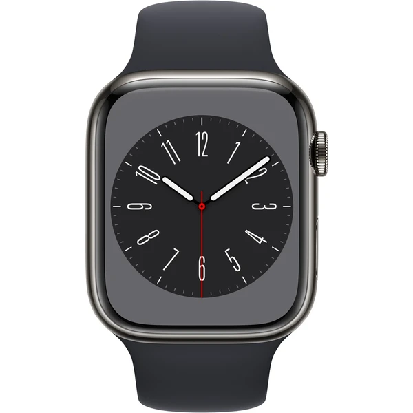 Apple Watch Series 8 Cellular 45mm oceľ (Kategória A) - Inteligentné hodinky - Hlavný obrázok