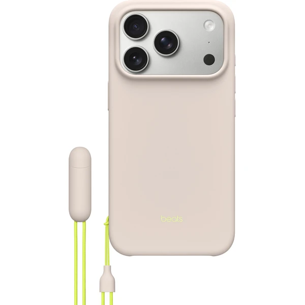 Apple Beats kryt so stojanom na iPhone 17 Pro s MagSafe vápencovo šedý - Puzdra - Hlavný obrázok