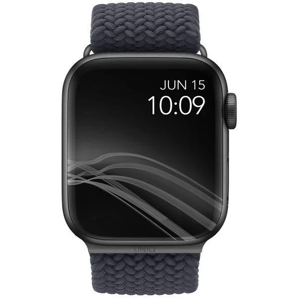UNIQ Aspen Braided remienok Apple Watch 46/45/44/42mm sivý - Remienky - Obrázok C3LP600301