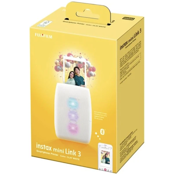 Fujifilm Instax Mini Link 3 tlačiareň Clay White EX D - Tlačiarne - Obrázok C3U8000K01
