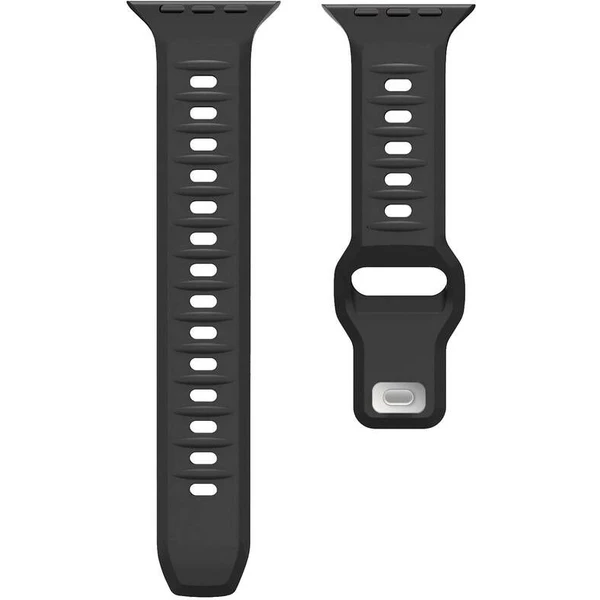 CubeNest Premium Silicon Band remienok Apple Watch 42-49 mm čierny - Remienky - Obrázok C3UD000O01