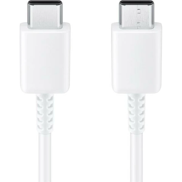 Samsung USB-C/USB-C napájací kábel 1 m biely Bulk - Káble a redukcie - Hlavný obrázok