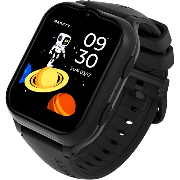 Garett Smartwatch Kids eSIM 4G čierne - Inteligentné hodinky - Hlavný obrázok