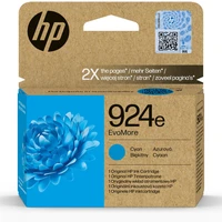HP 4K0U7NE č. 924e Tyrkysová originálna - Cartridge