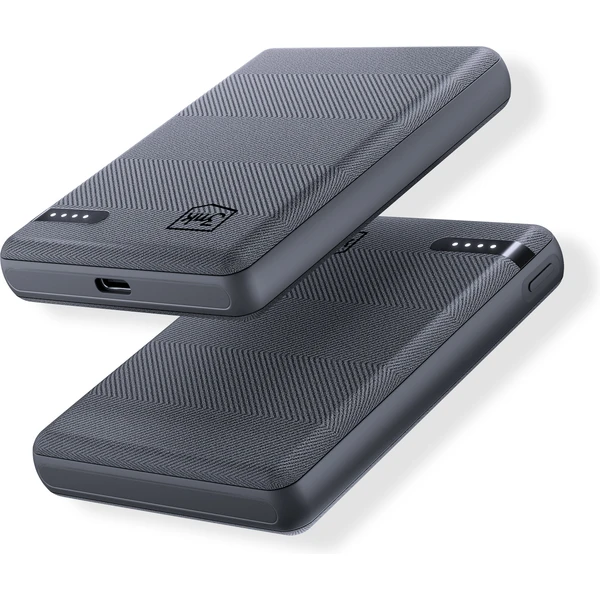 3mk Pocket Powerbank 5000mAh 12W sivá - Powerbanky - Obrázok C44G000K01