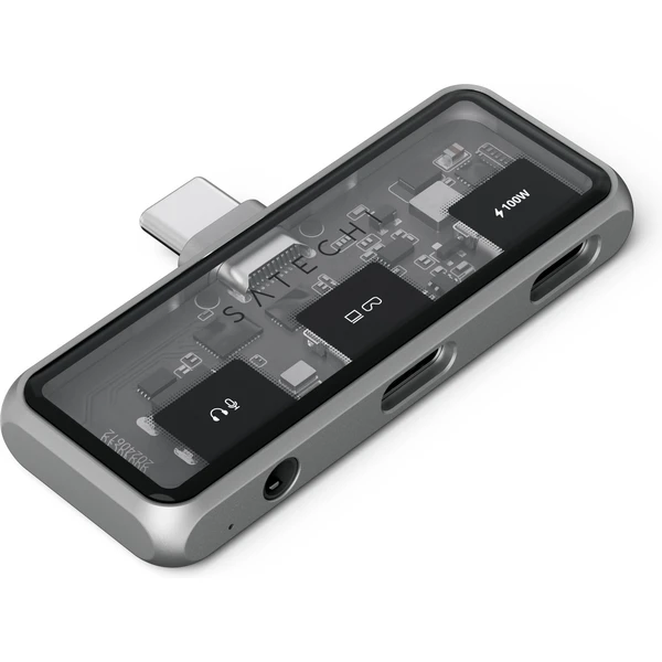 Satechi Mobile XR Hub s duálnym USB-C a audio portom vesmírne šedý - USB huby - Obrázok C4BF000O01
