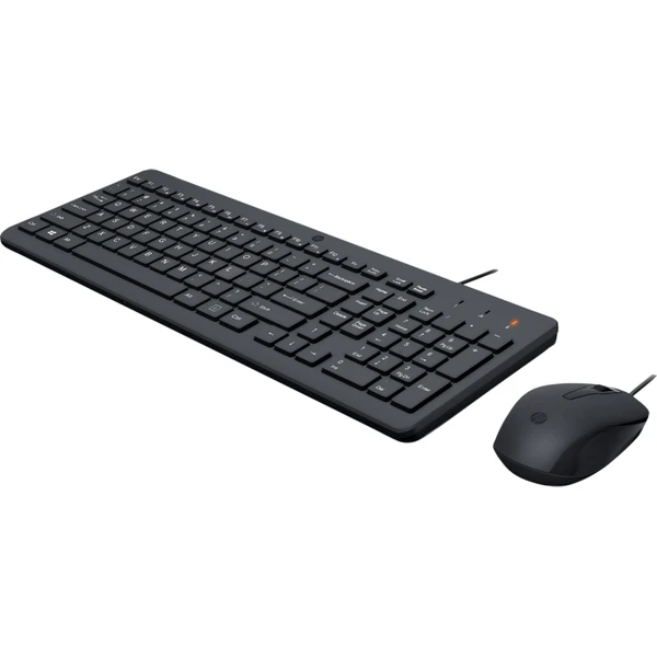 HP 150 drôtová klávesnica a myš čierna - Klávesnicové sety - Obrázok C4D1000O01