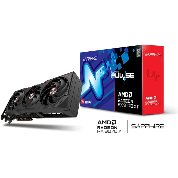 Sapphire PULSE AMD Radeon RX 9070 XT GAMING 16GB - Grafické karty - Obrázok C4LE000L01