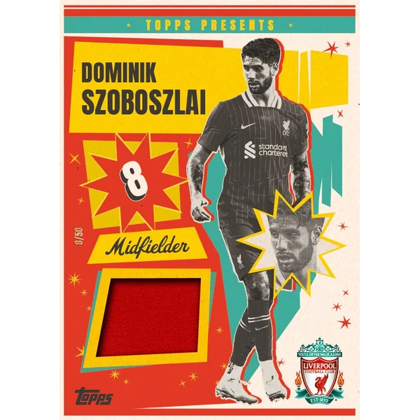 Topps futbalové karty Liverpool 2024/25 Team Set - Futbalové karty - Obrázok C4MF000J01