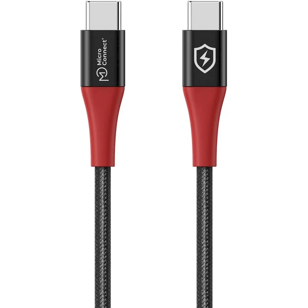 MicroConnect Safe Charge USB-C /USB-C napájací kábel 240W 1,5m čierny - Káble a redukcie - Obrázok C4PF000O01
