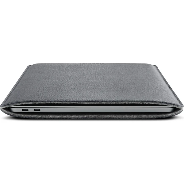 Woolnut Leather Sleeve kožené púzdro MacBook Pro 13"/MacBook Air 13" sivé - Puzdra - Obrázok C4SR100501